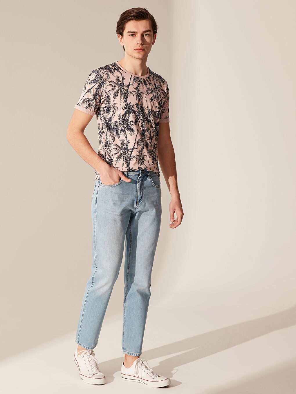 XSIDE T-shirt pour Hommes en Coton Peigné-3