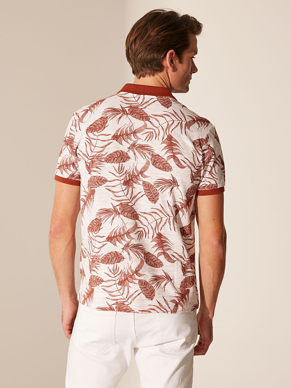 Kahverengi Pike Erkek Tişört-2