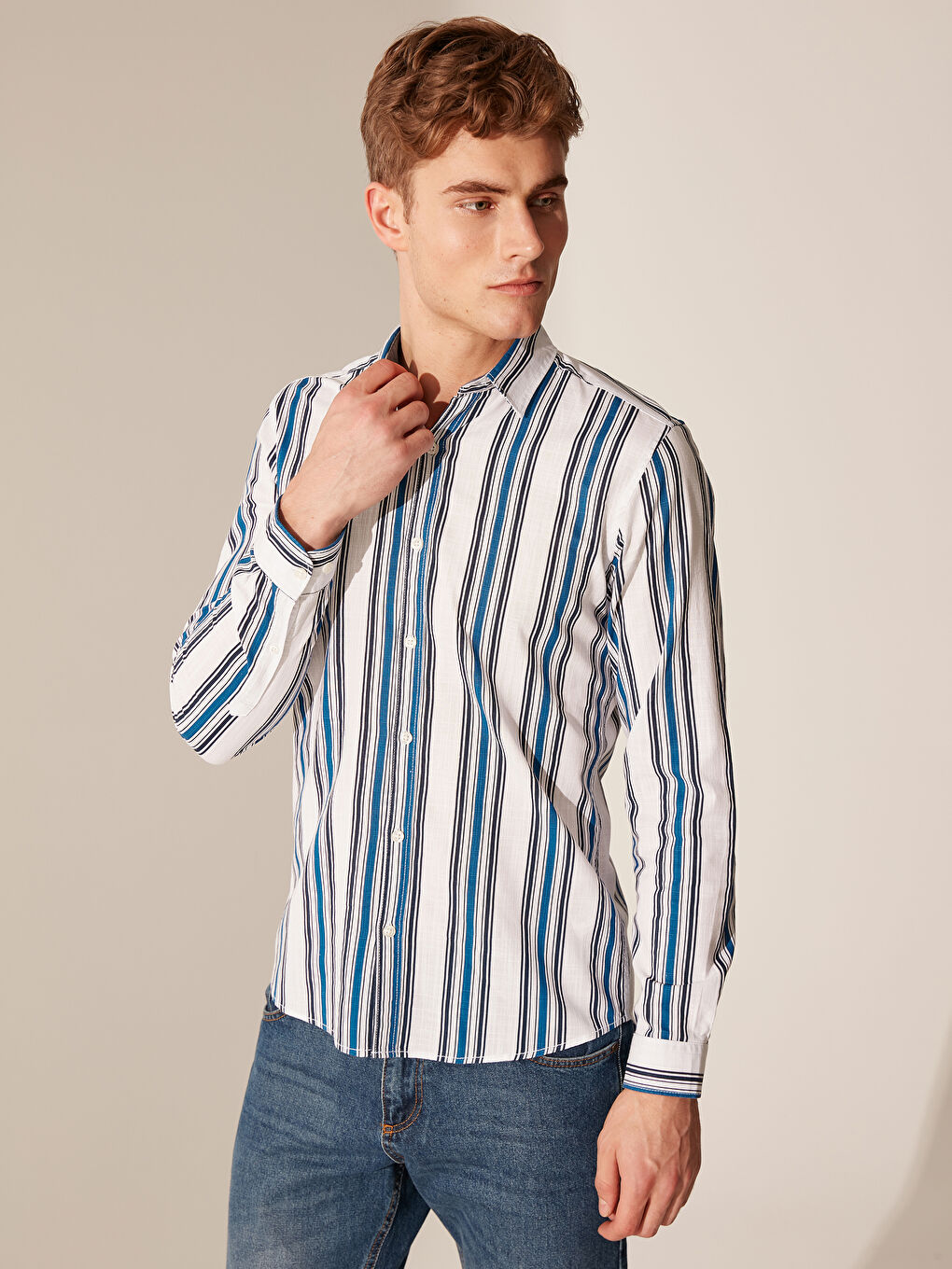 XSIDE Poplin Men's Shirt -0SG628Z8-LGS