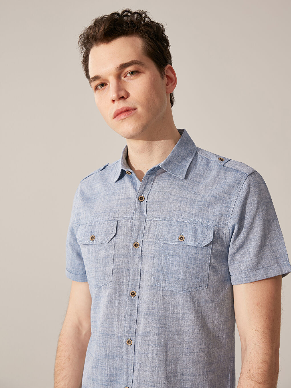 Poplin Men's Shirt-1