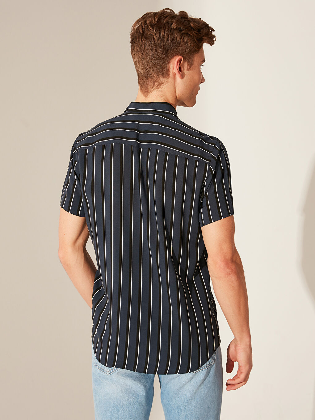 Мужская рубашка из поплина-3