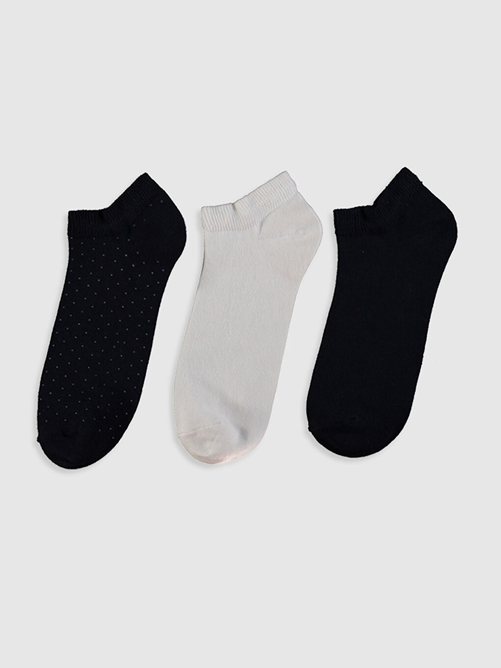 Karışık Erkek Patik Çorap 3'lü-1
