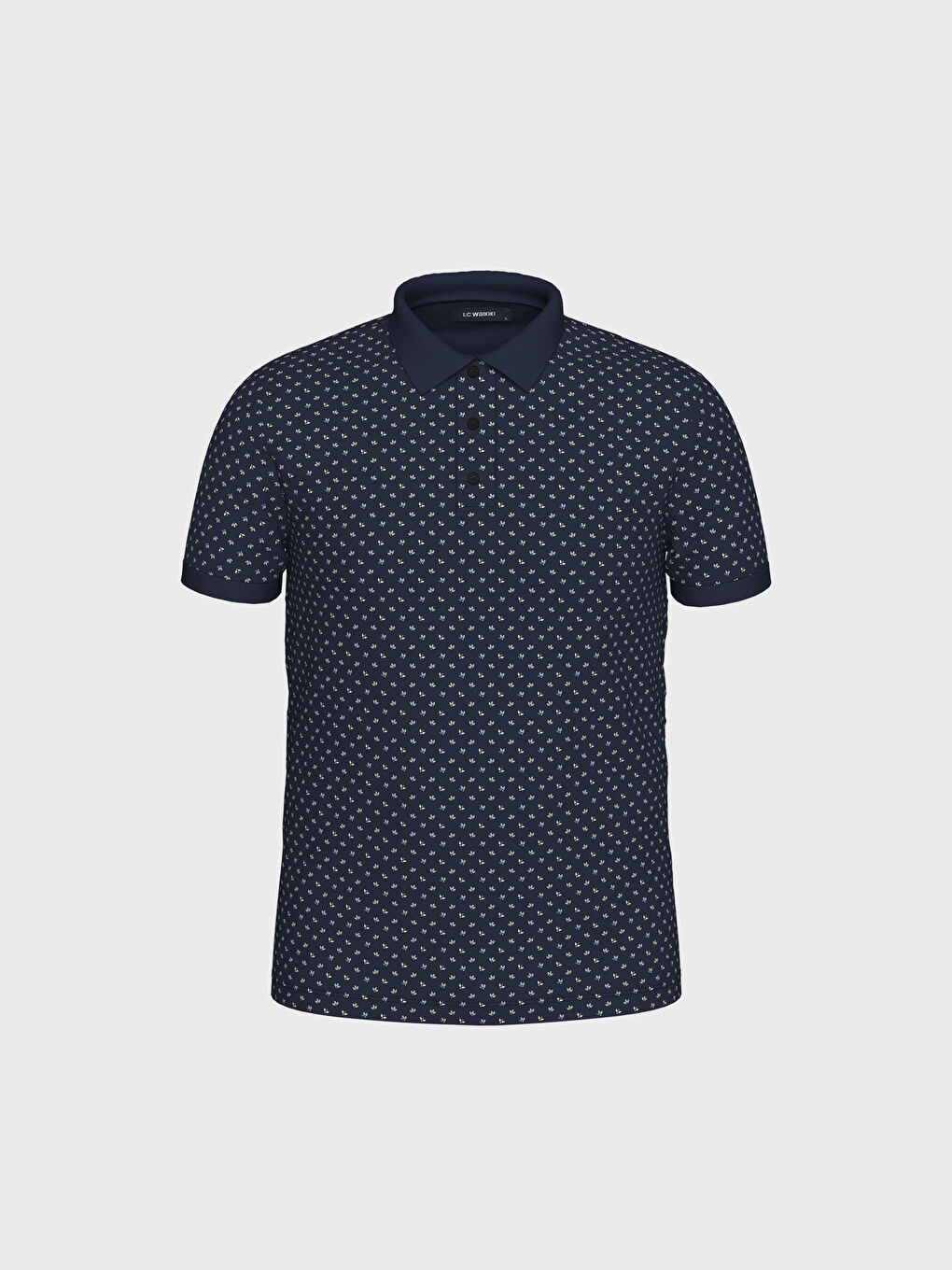 تيشيرت بياقة بولو مطبوع