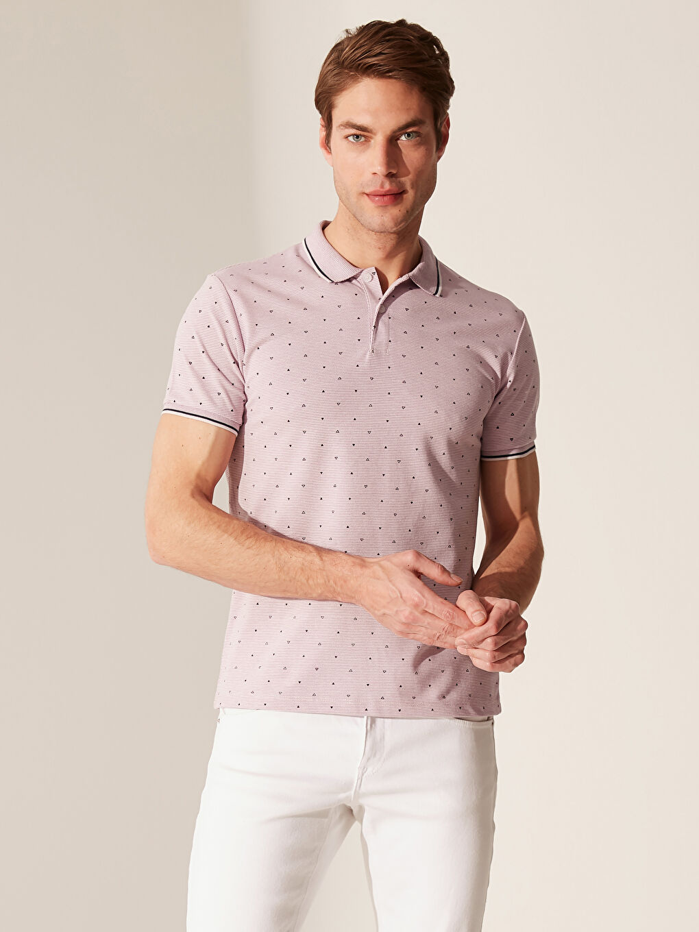 Polo majica  kratkih rukava sa rol-kragnom