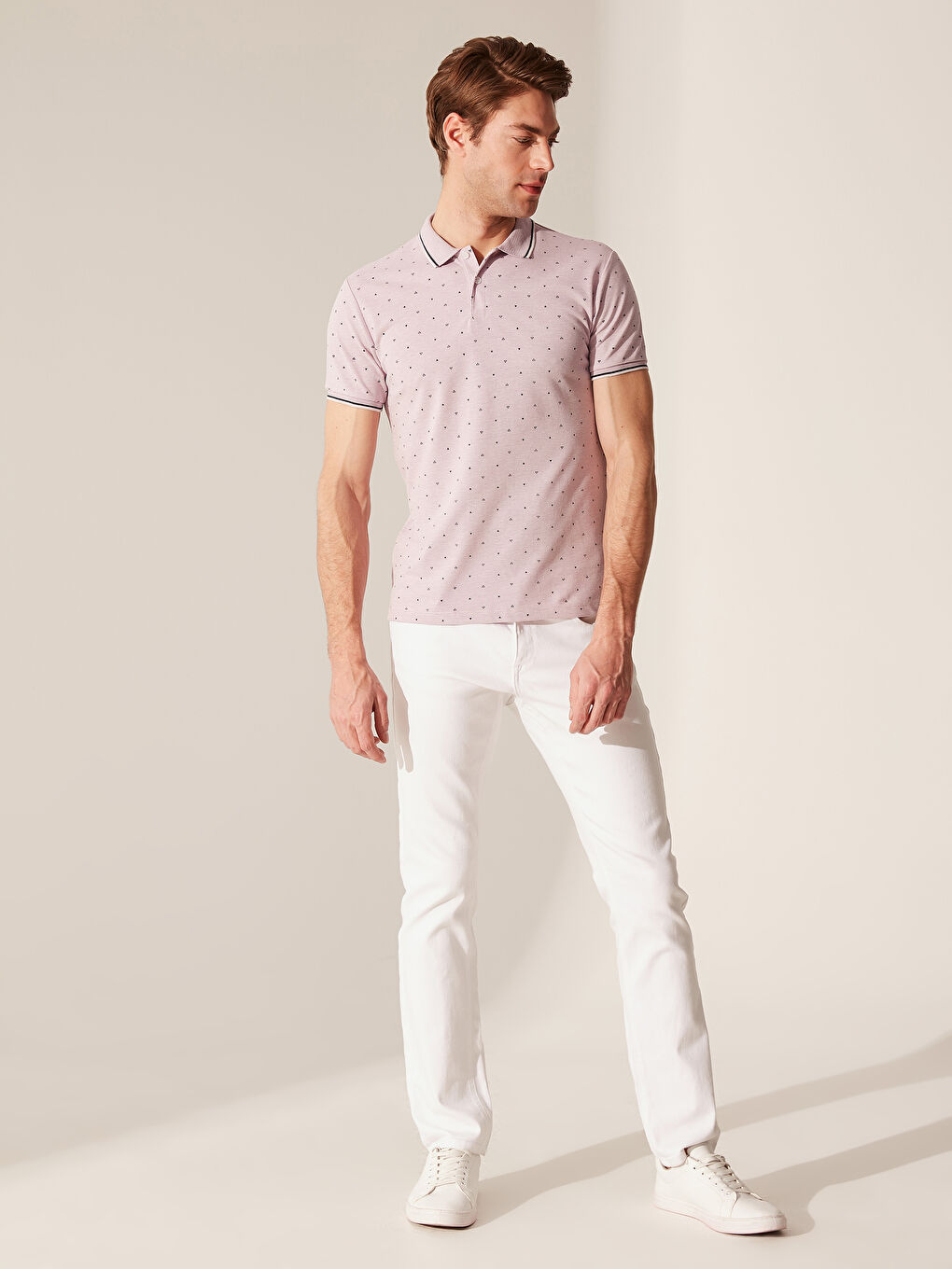 Polo majica  kratkih rukava sa rol-kragnom-3