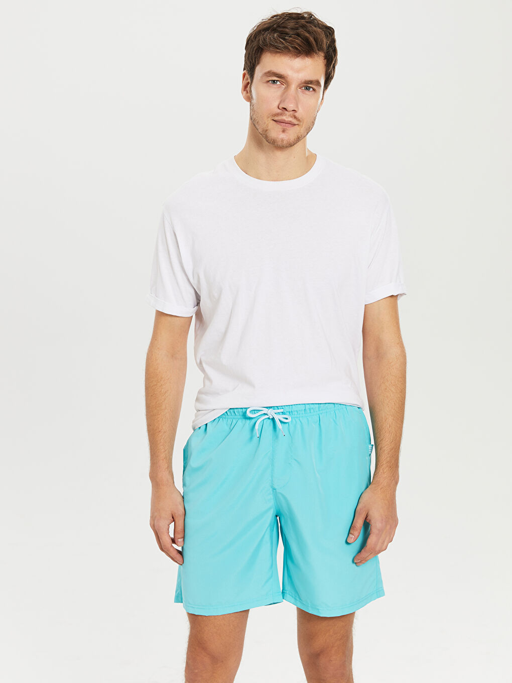 Shorts de bain TURQUOISE Homme-2