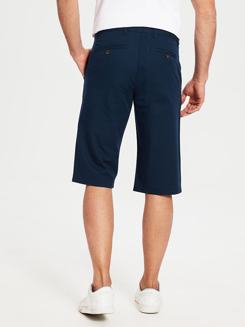 Short Bermuda Basique Coupe Régulière Pour Hommes-3