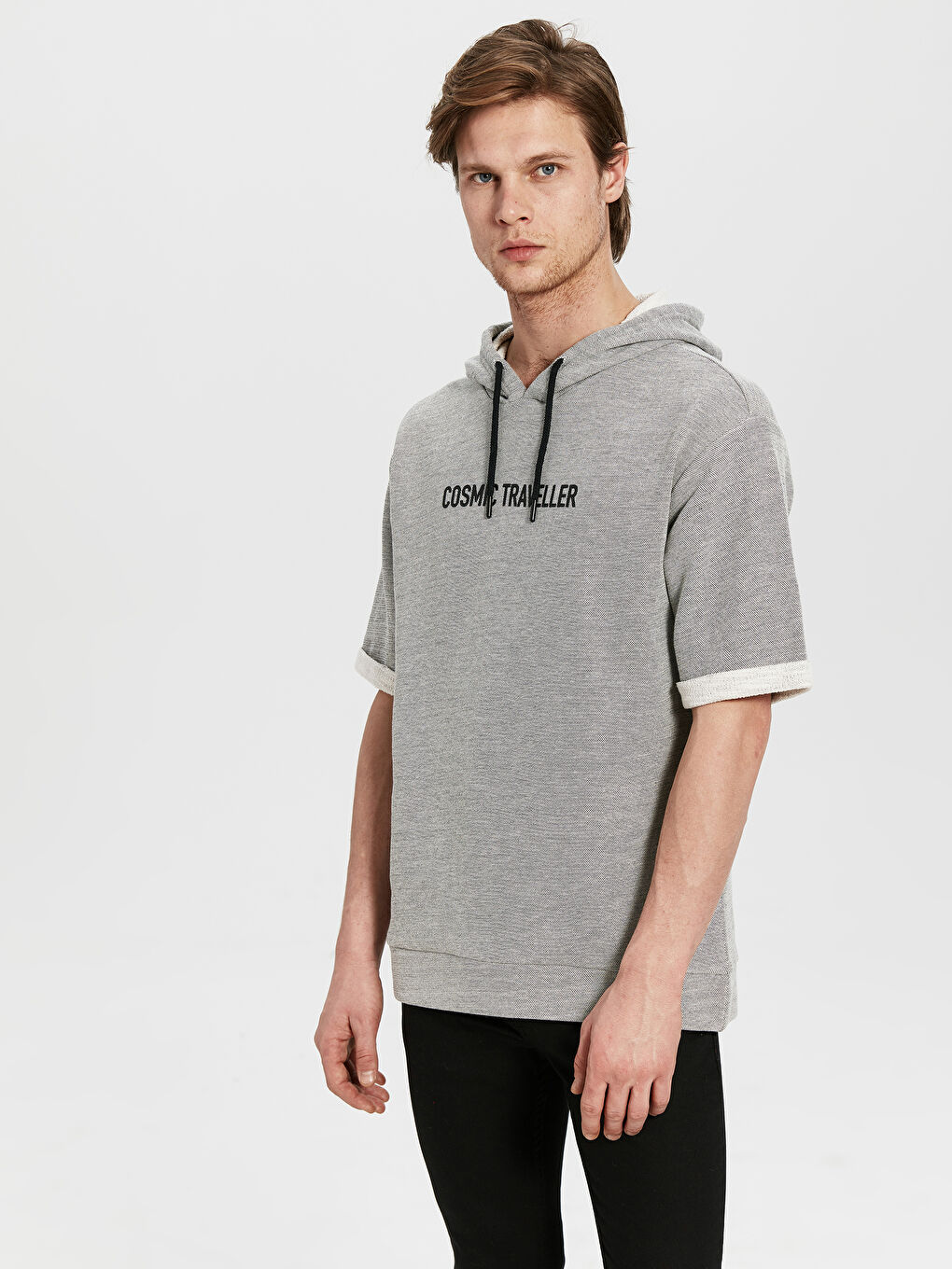 Long Sleeve Printed Men's Hoodie