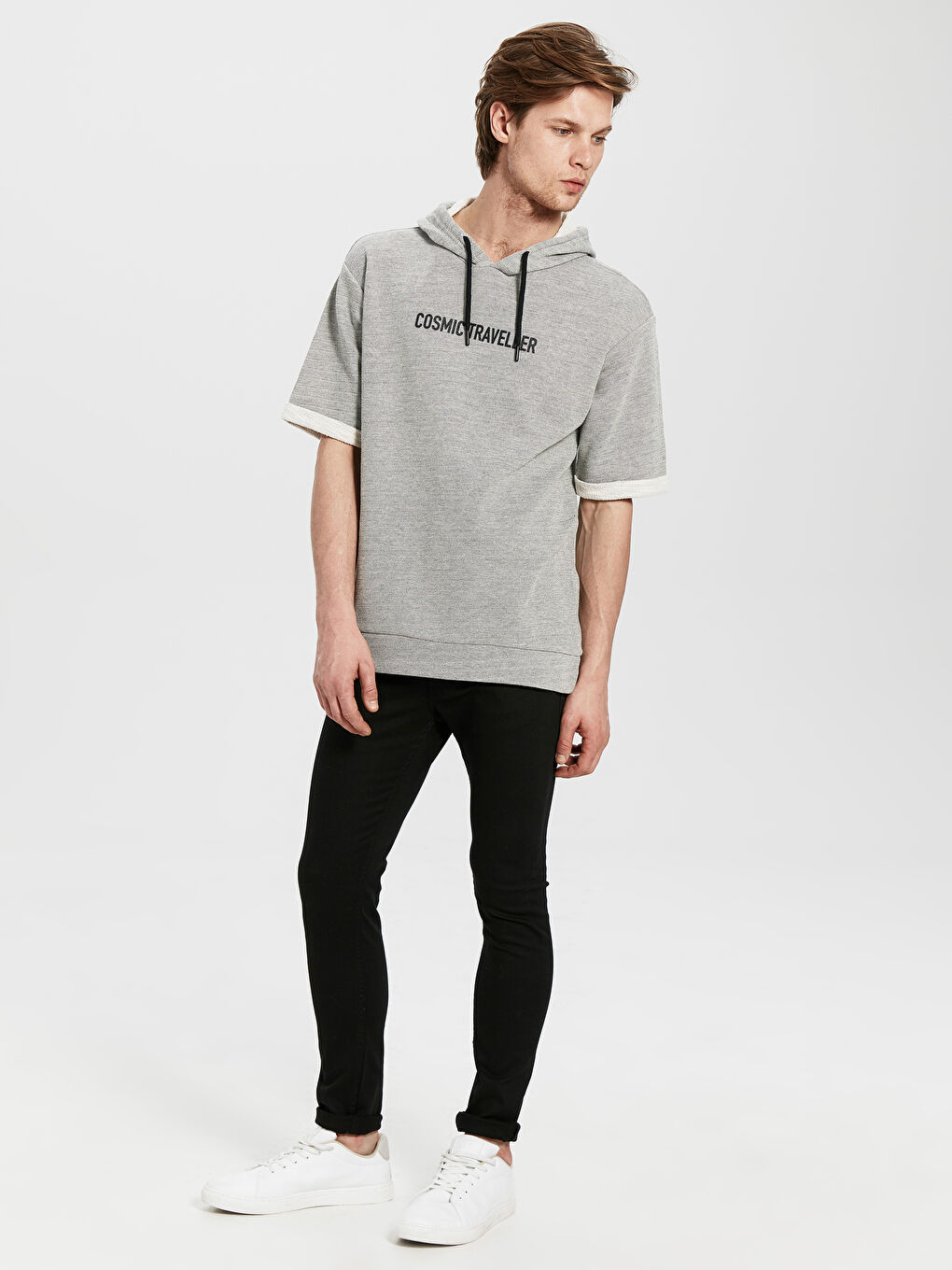 Long Sleeve Printed Men's Hoodie-2