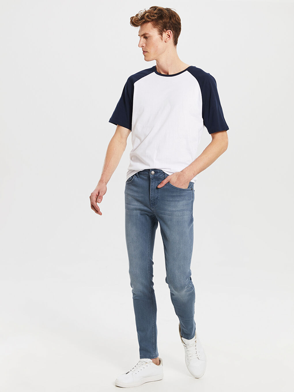 Gri Erkek Jean Pantolon-1