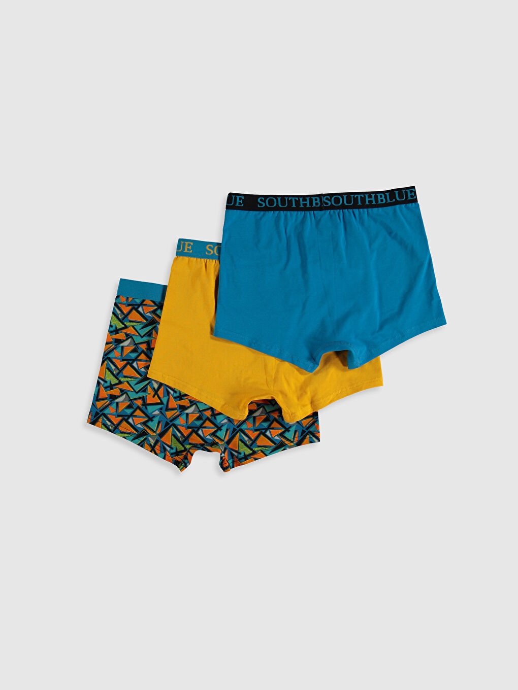 Мужчины Голубой Трусы боксеры-1