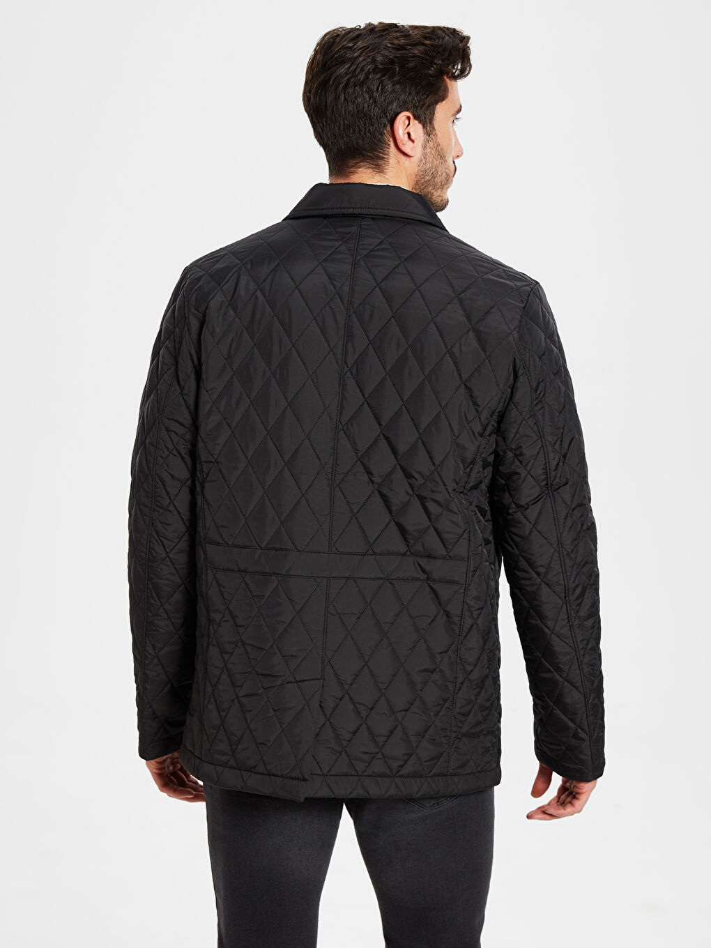 Siyah Erkek Şişme Mont-4