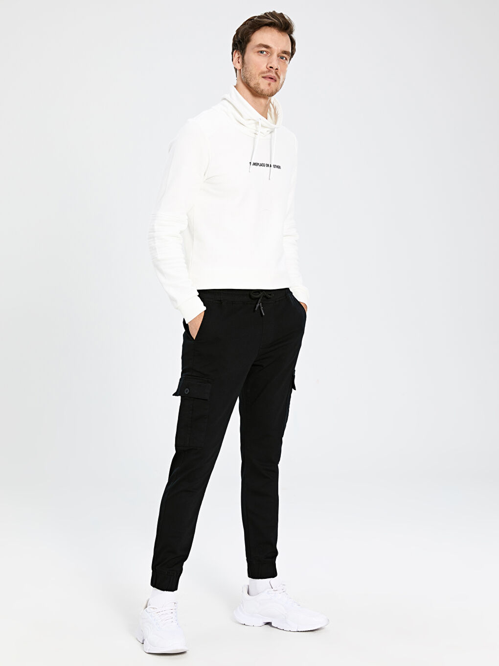 Yeni Siyah Kargo Pantolon