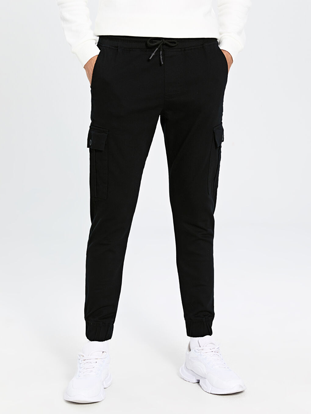 Yeni Siyah Kargo Pantolon-2