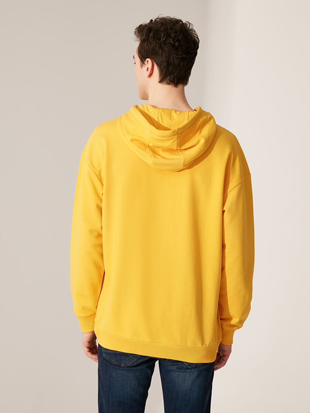 Hooded Long Sleeve Nasa Printed Men's Hoodie -0SN283Z8-PNQ
