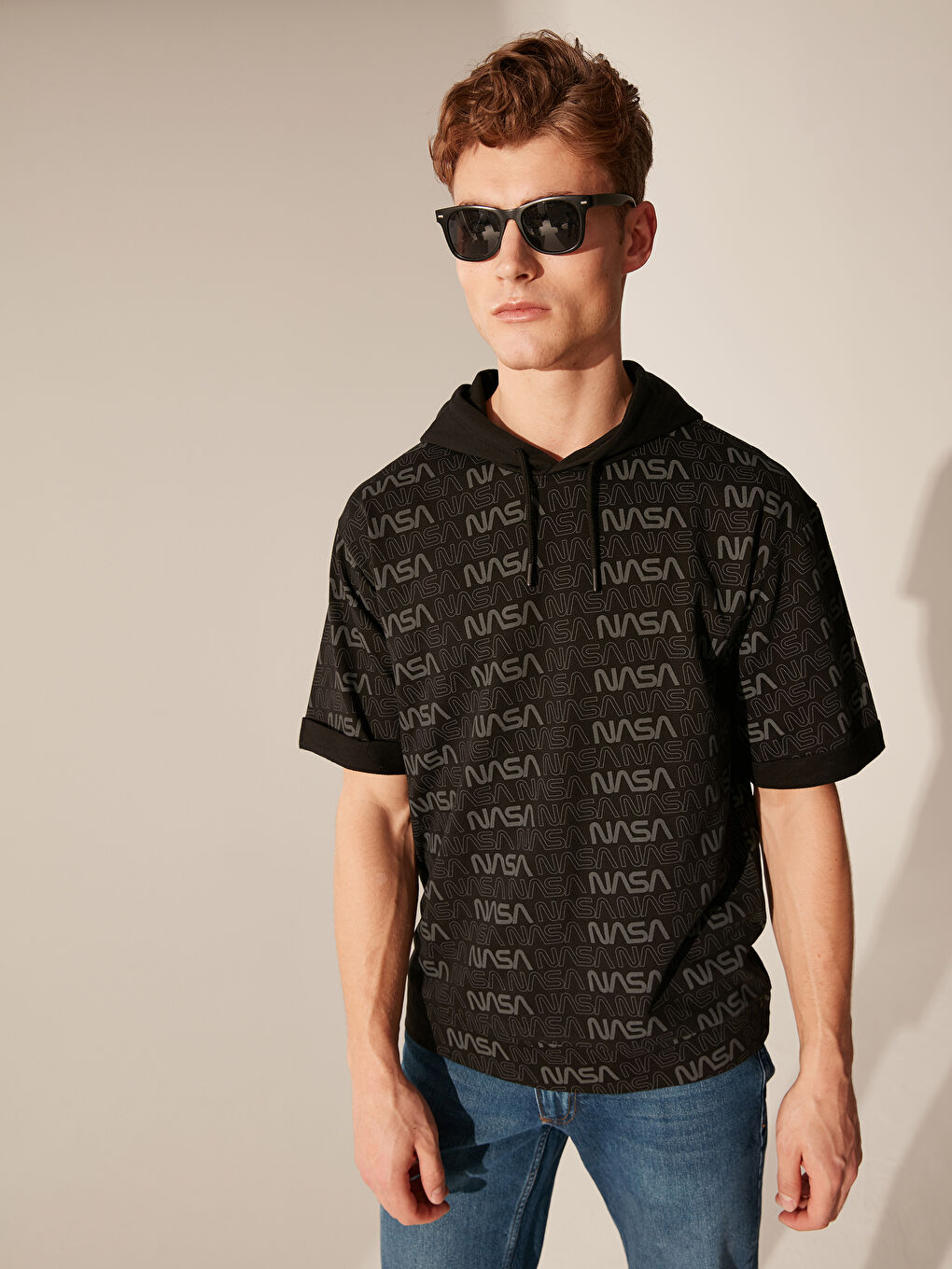 Siyah Erkek Hoodie-1