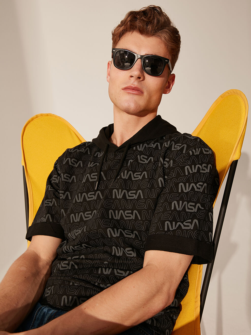 Siyah Erkek Hoodie-2