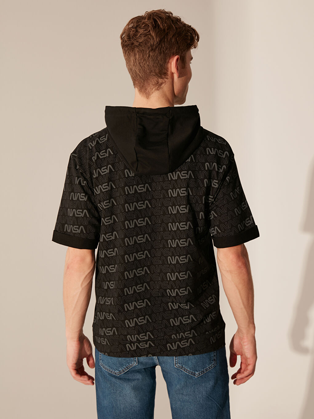 Siyah Erkek Hoodie-3