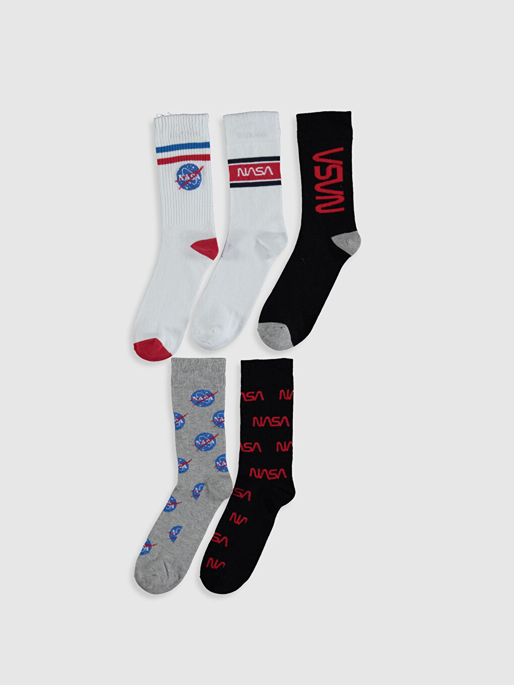 Beyaz Erkek Soket Çorap-1