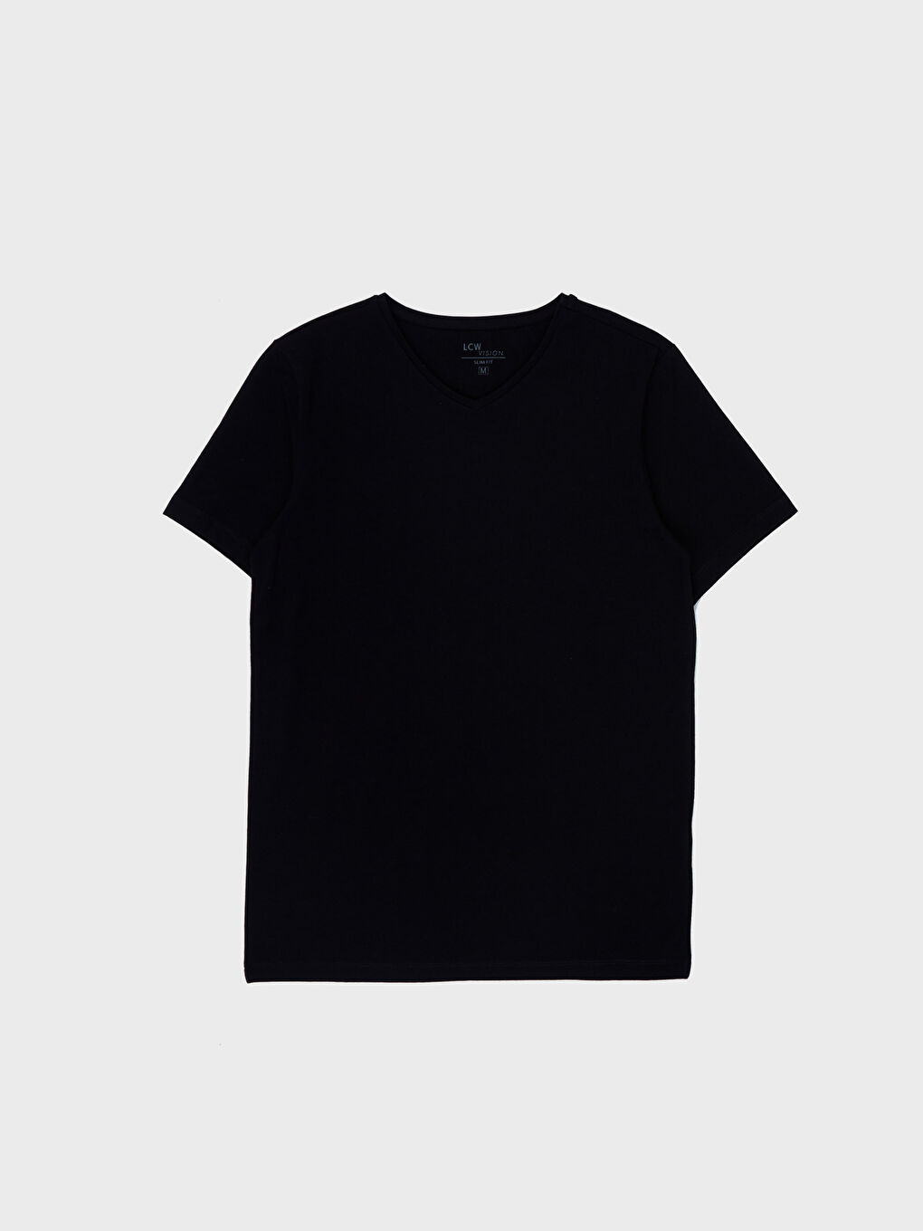 Siyah Penye Erkek Tişört-1