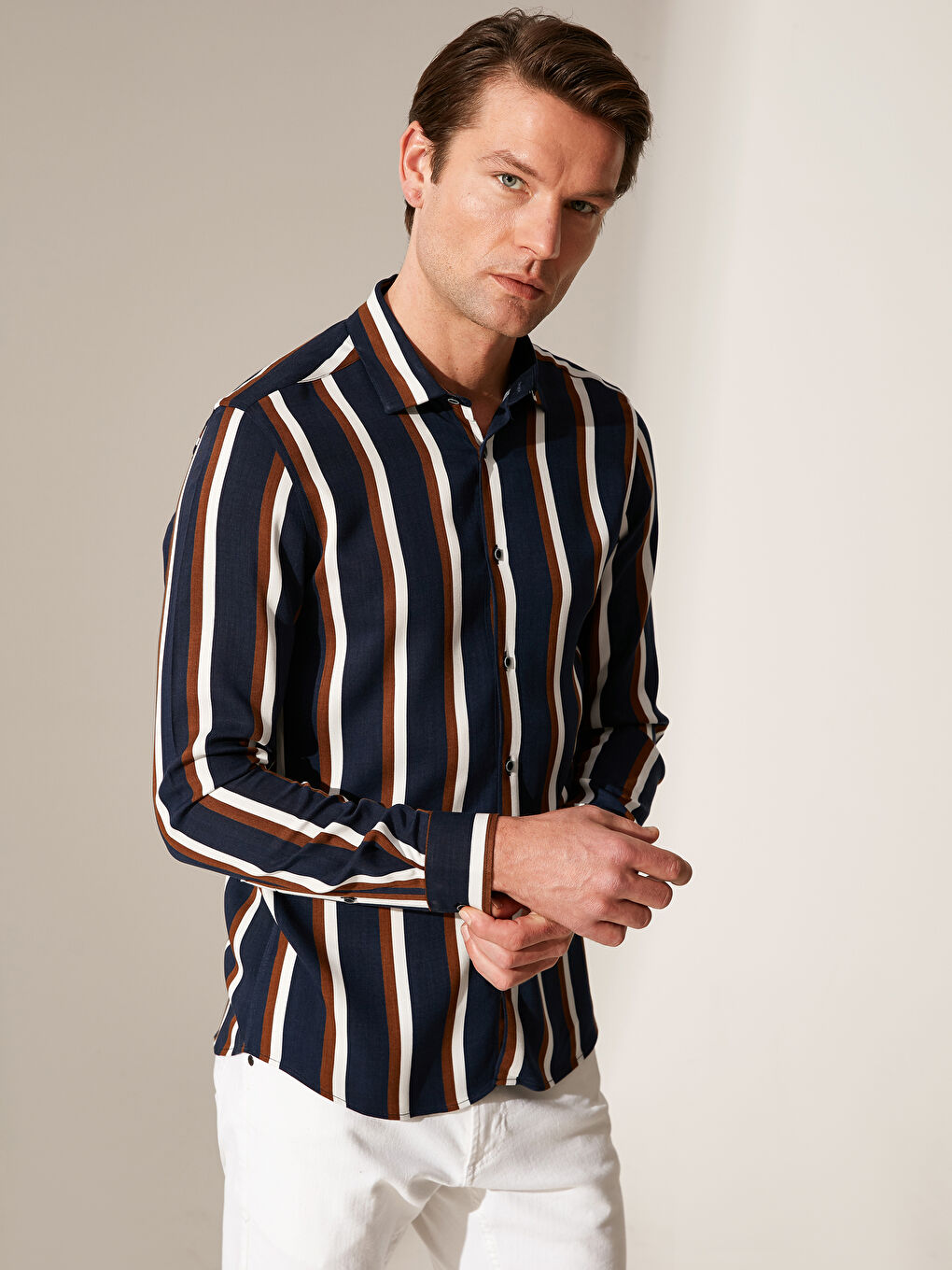 Kahverengi Erkek Gömlek