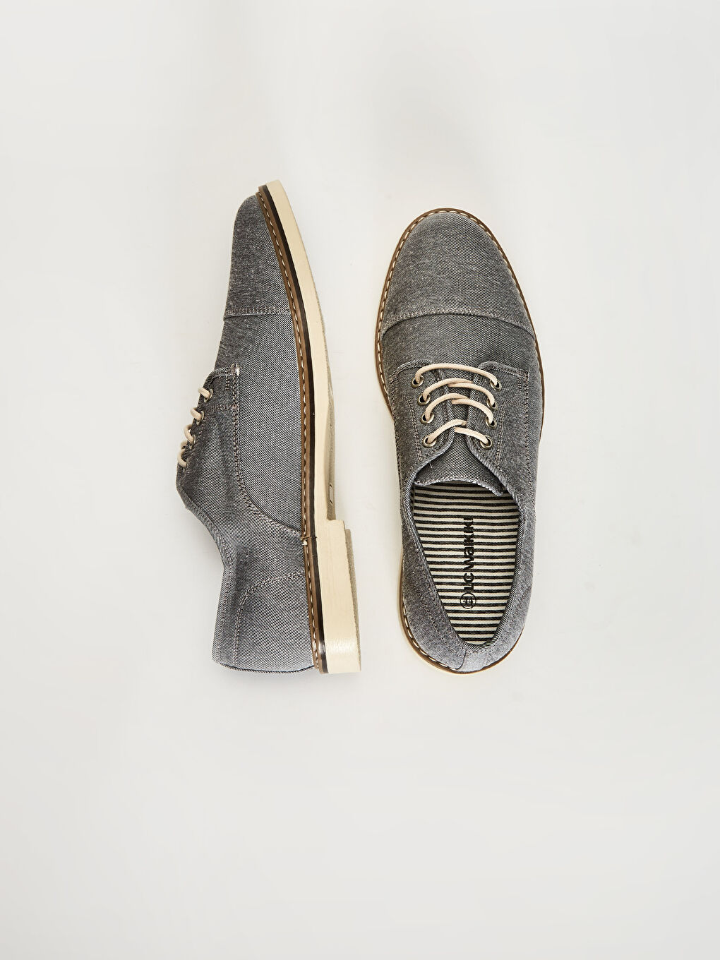 Мъж Сиво Обувки за костюм-1