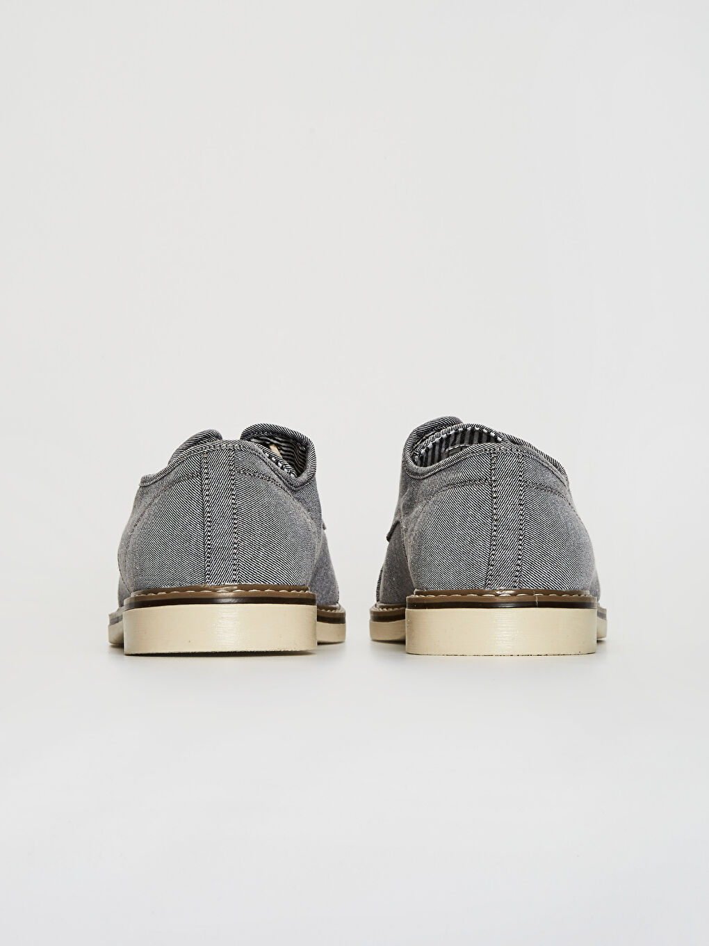 Мъж Сиво Обувки за костюм-3