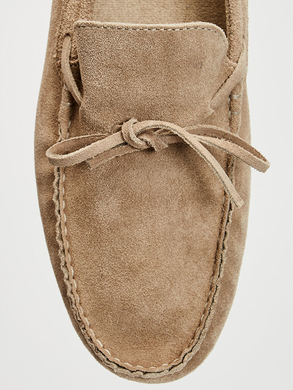 Bej Erkek Hakiki Deri Loafer Ayakkabı-4