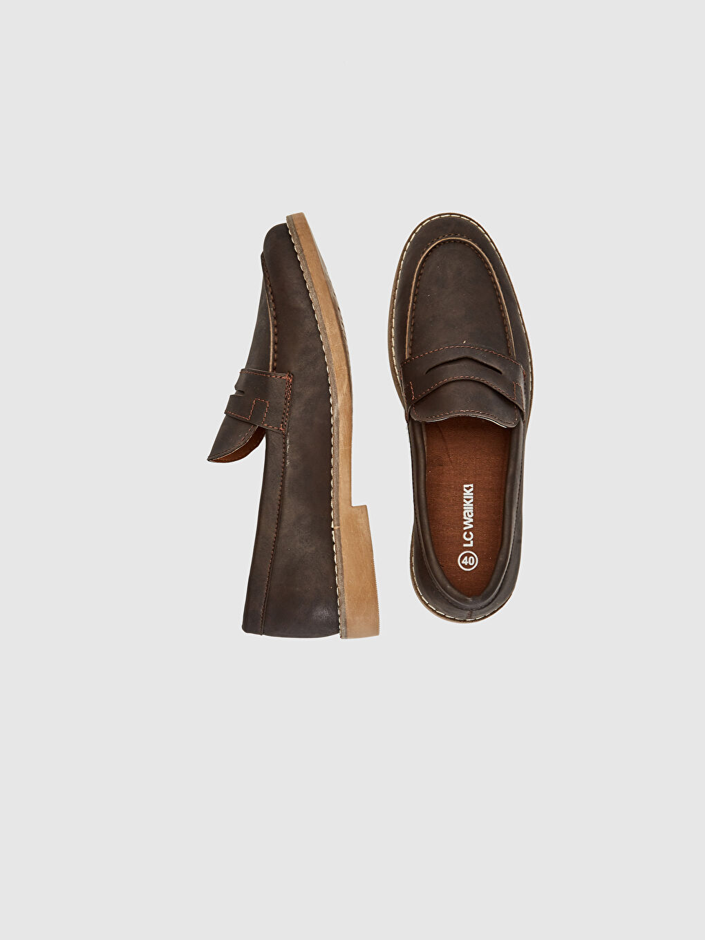 Kahverengi Kahve Klasik Ayakkabı-1
