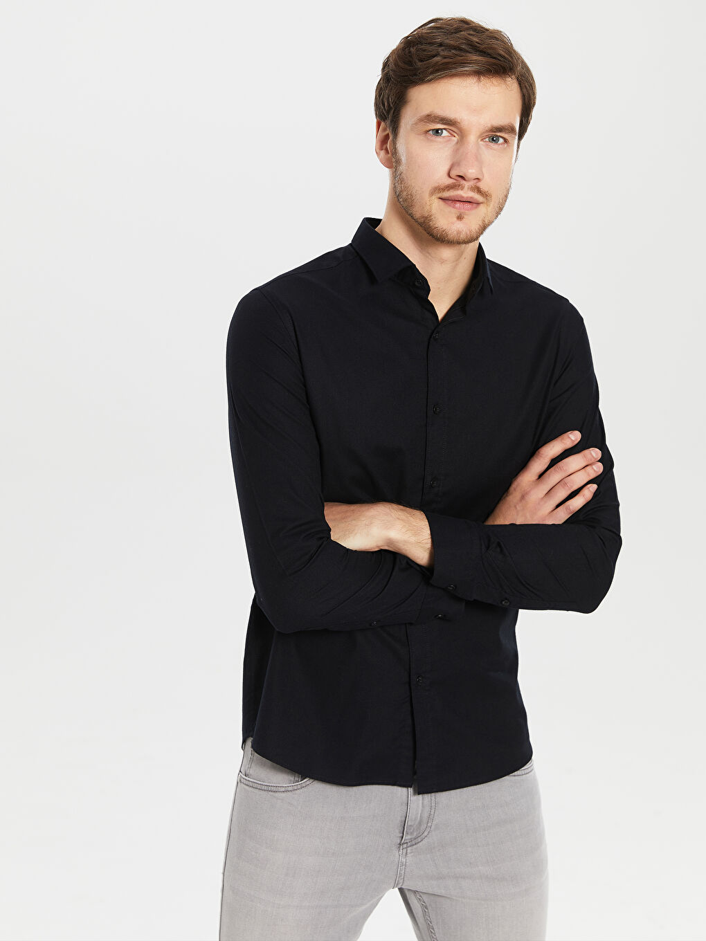 Siyah Erkek Gömlek