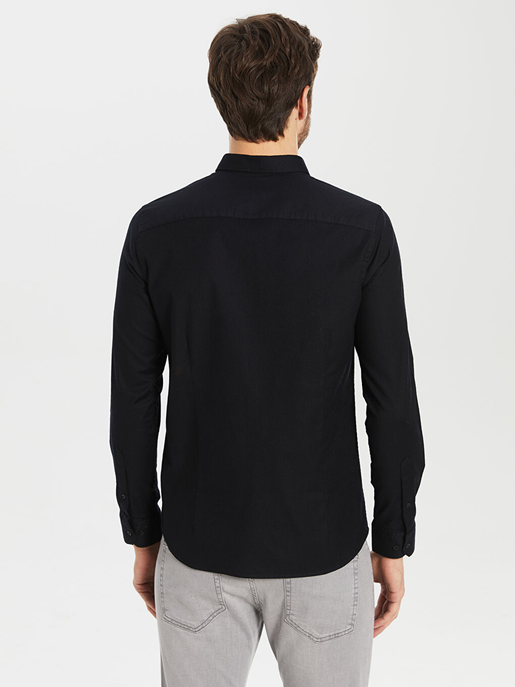 Siyah Erkek Gömlek-3