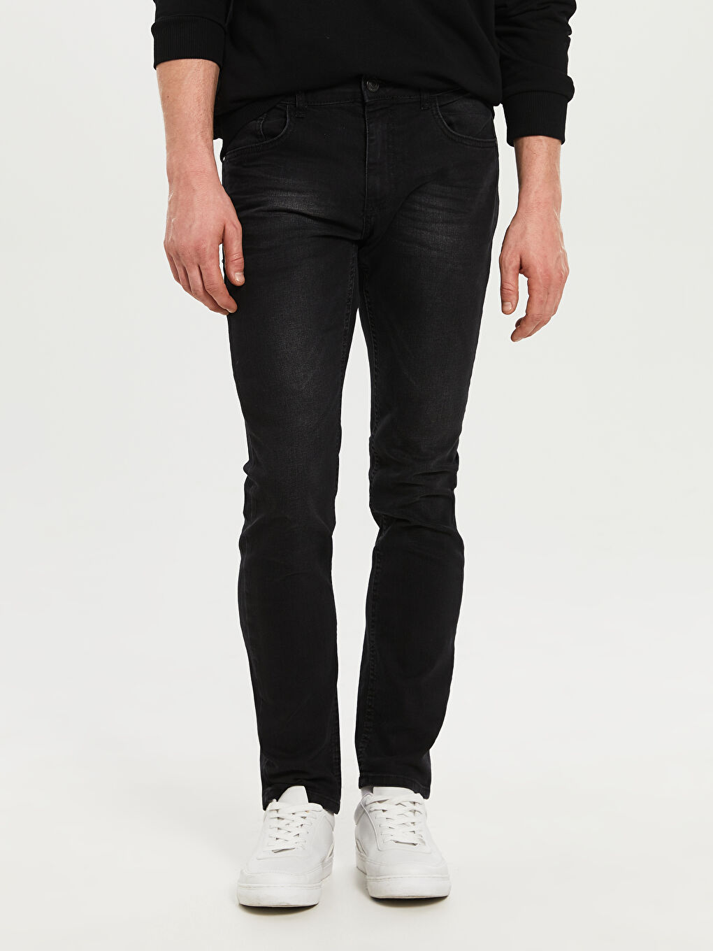 Siyah 750 Slim Fit Erkek Jean Pantolon-4