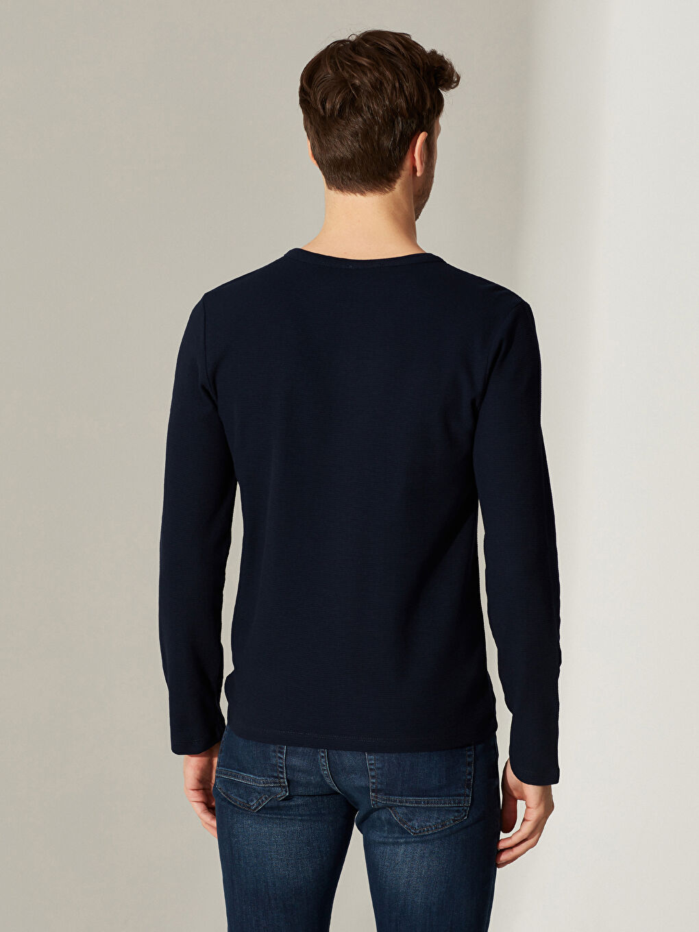 Lacivert Erkek Tişört-2