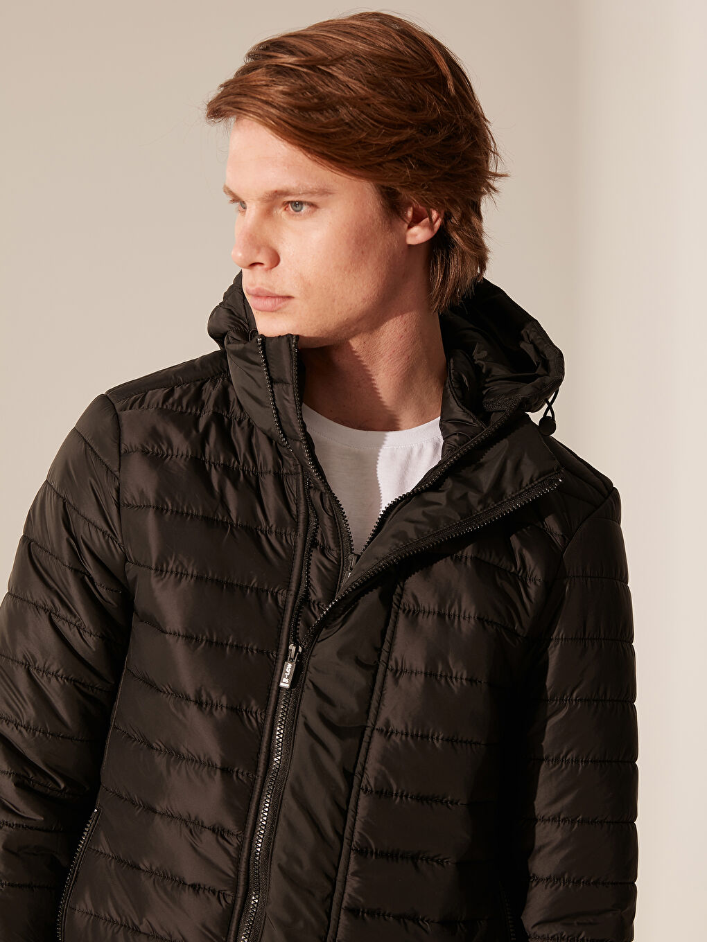 Siyah Erkek Şişme Mont-3