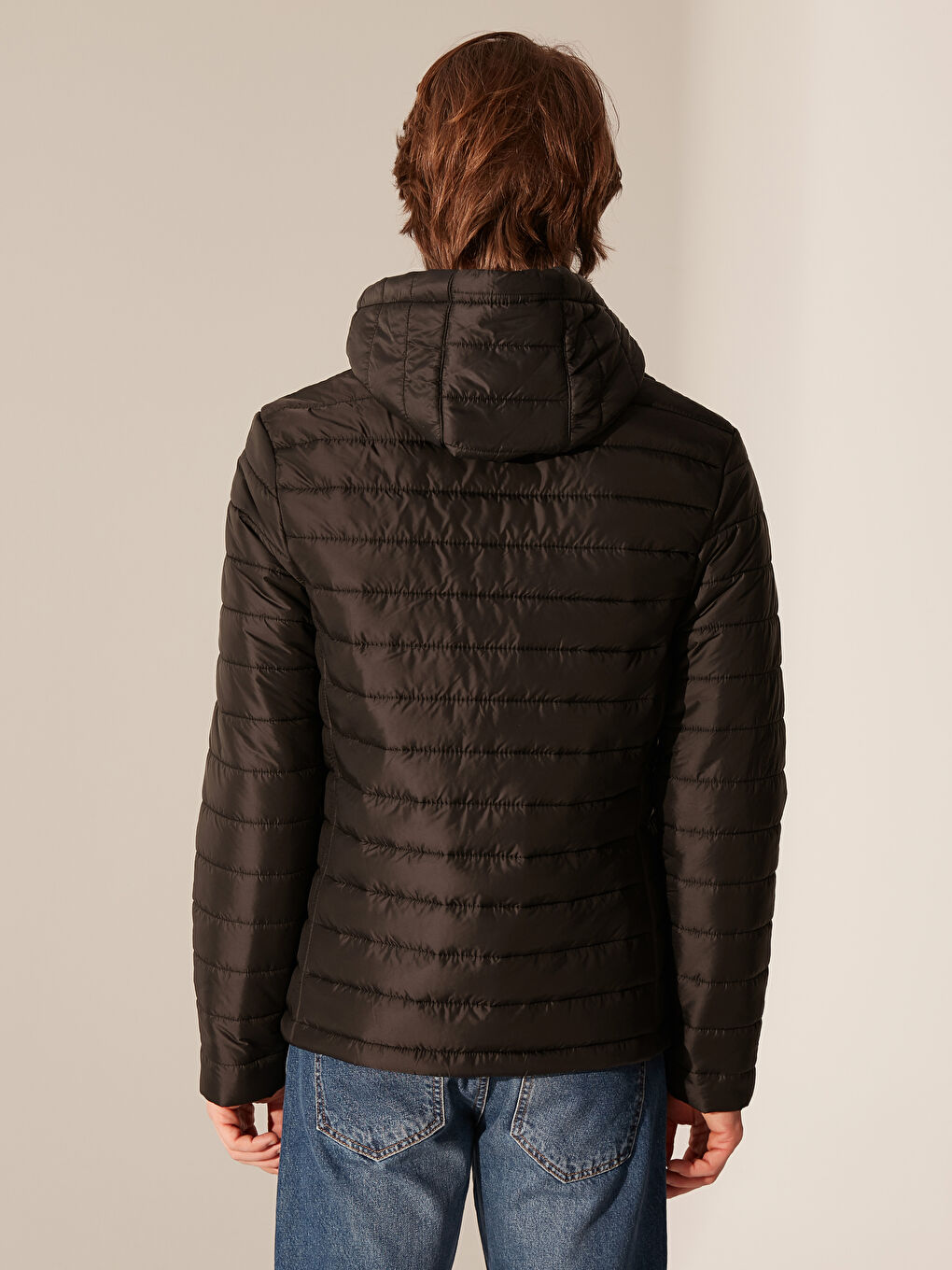 Siyah Erkek Şişme Mont-4