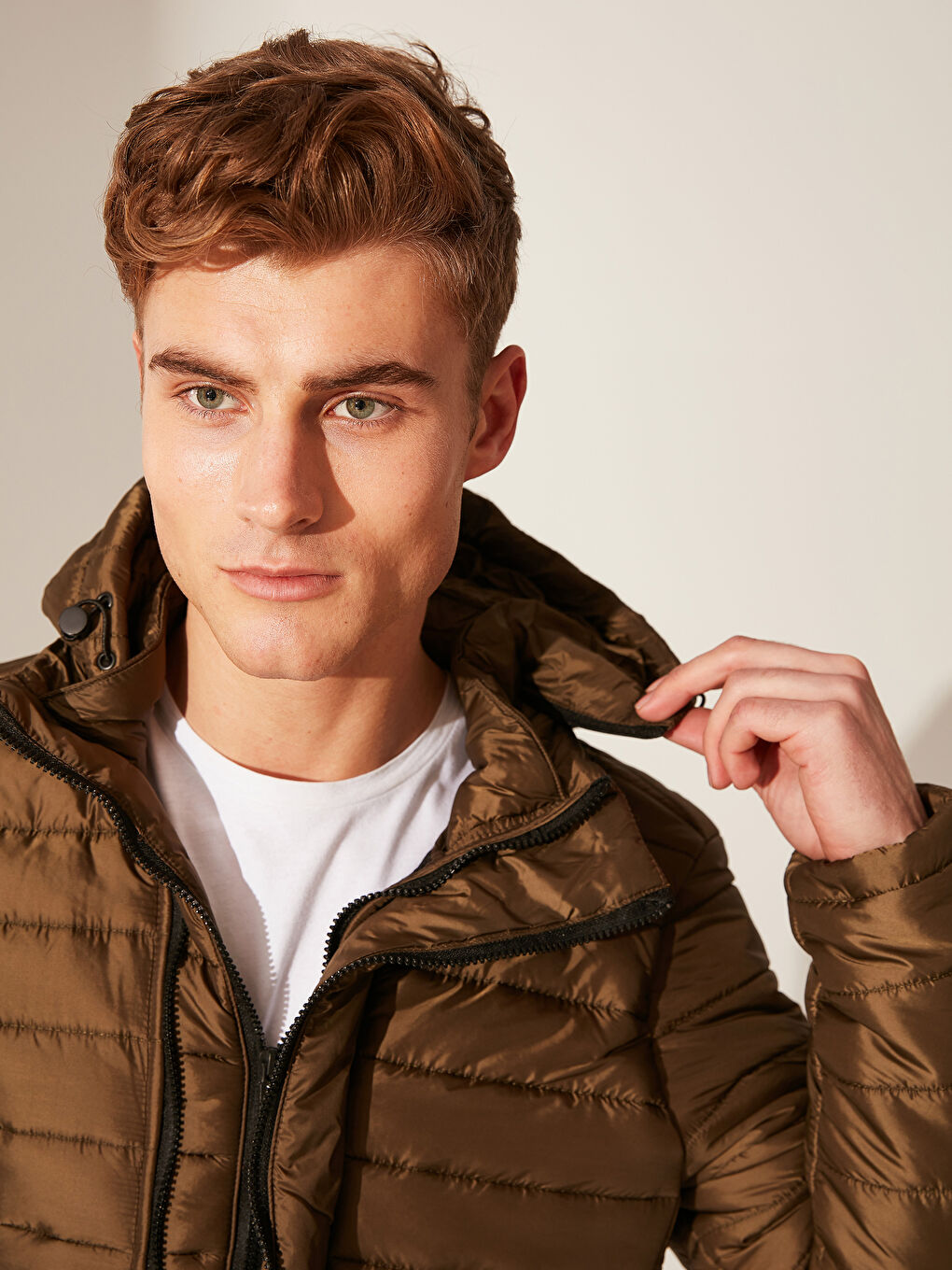 Haki Erkek Şişme Mont-2