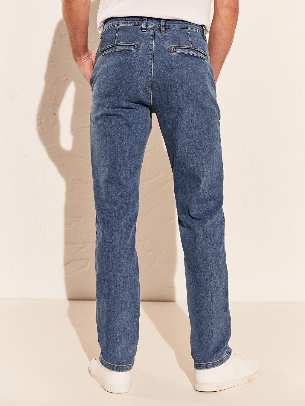 İndigo Erkek Jean Pantolon-3