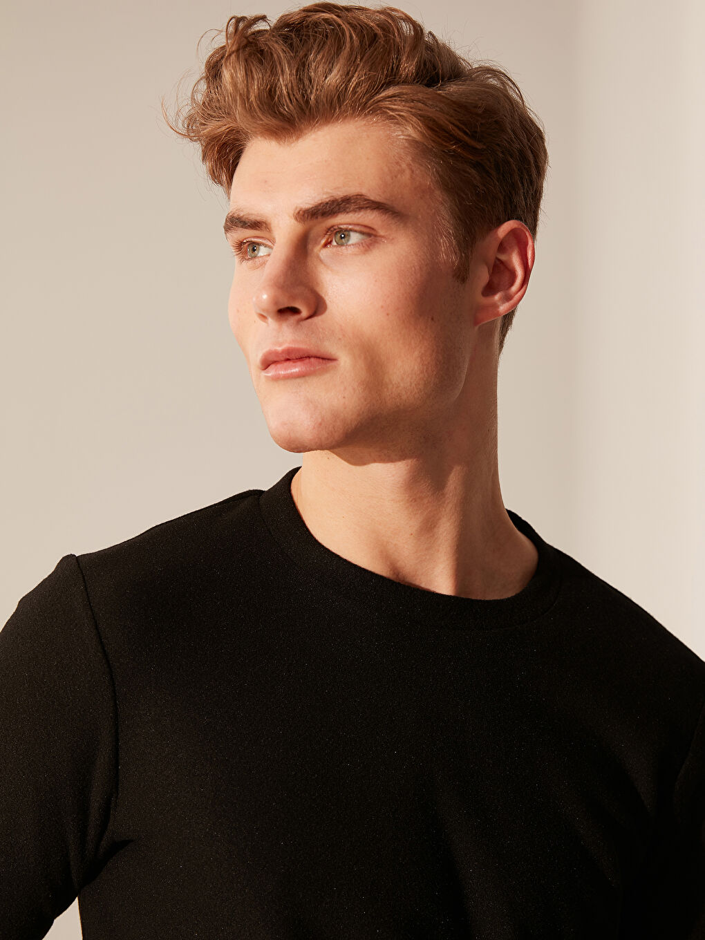 Siyah Polar Erkek Tişört-2