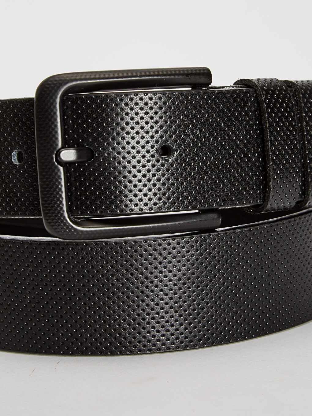 Siyah Hakiki Deri Kemer-1