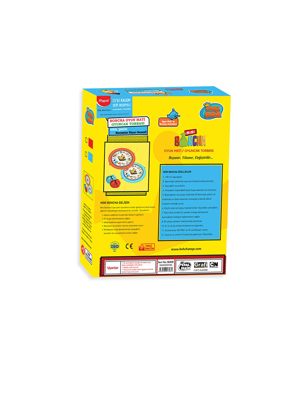 Mavi Baskılı Oyuncak Seti-1