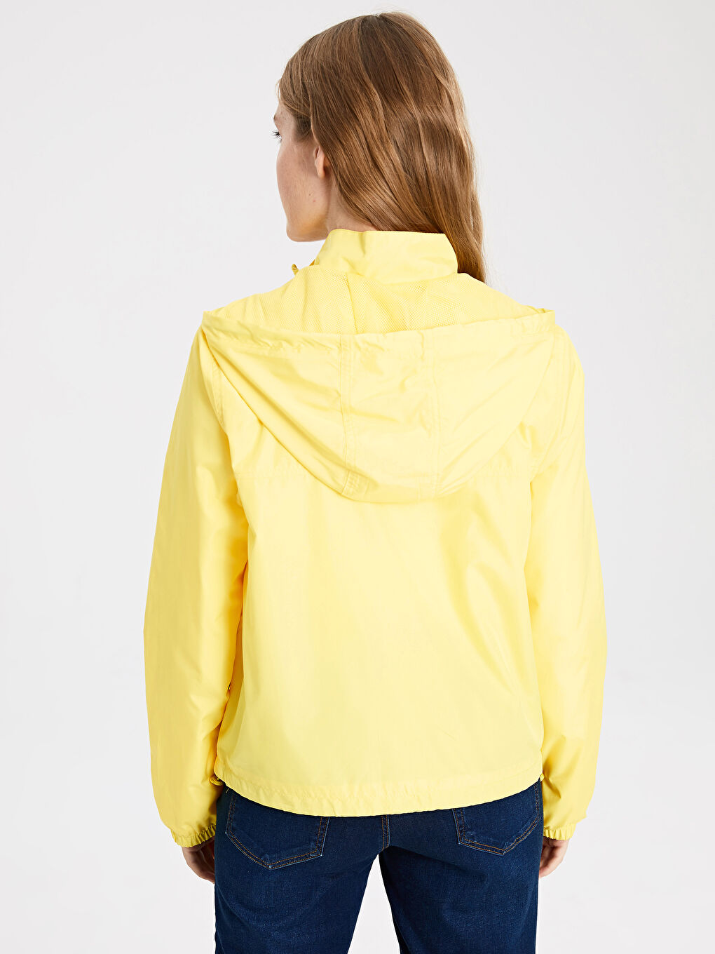 Woman YELLOW Raincoat-2