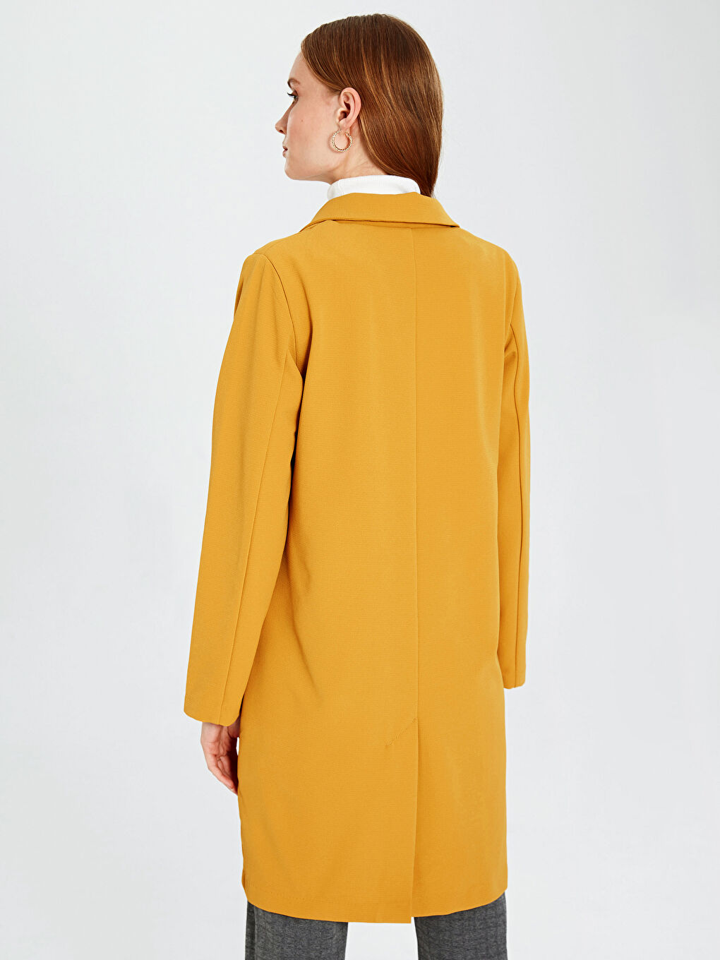 Frau GELB Trenchcoat-3