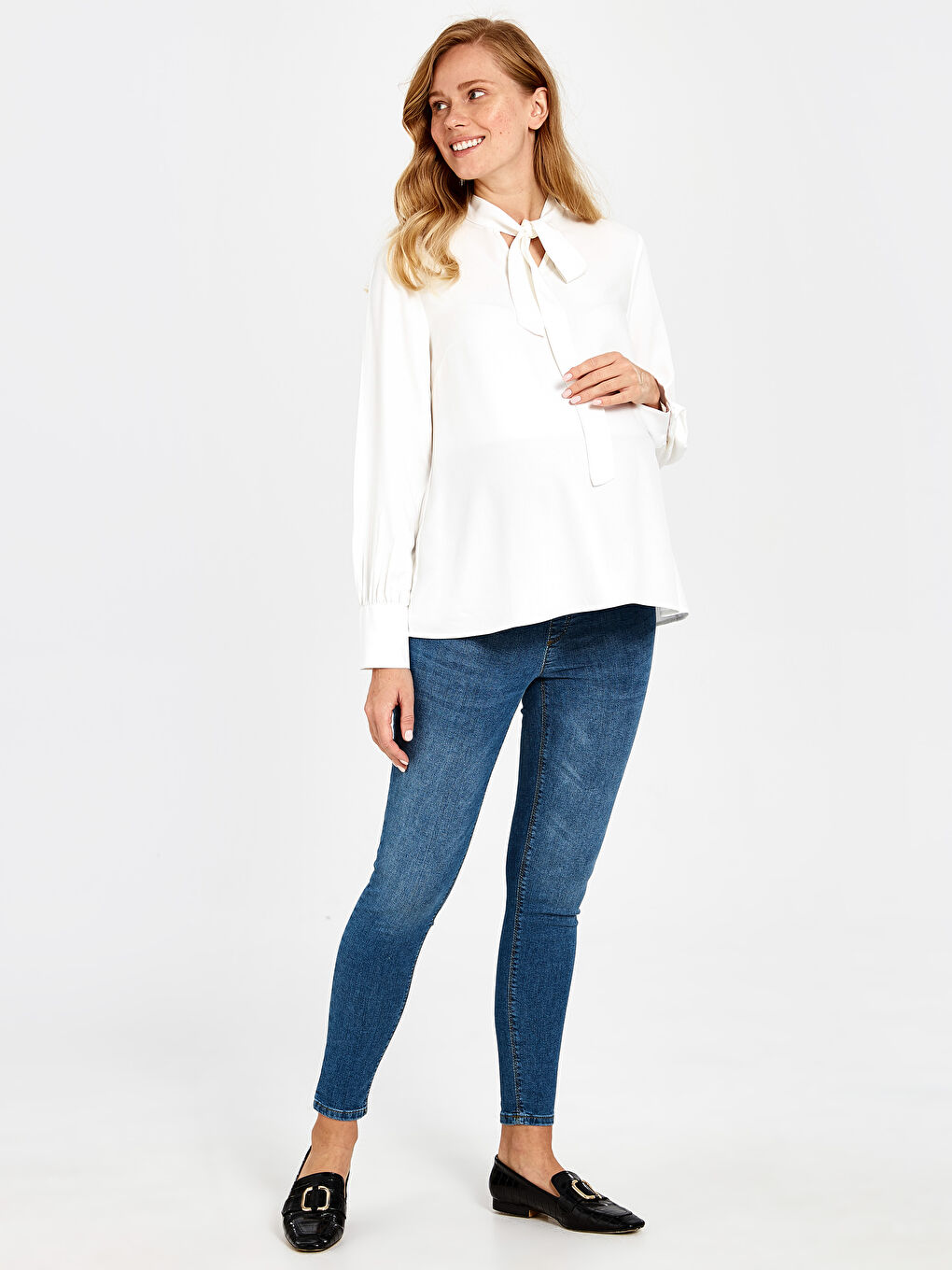 İndigo Mercury Skinny Hamile Jean Pantolon