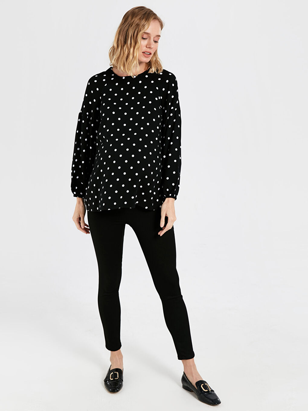 Siyah Skinny Hamile Pantolon