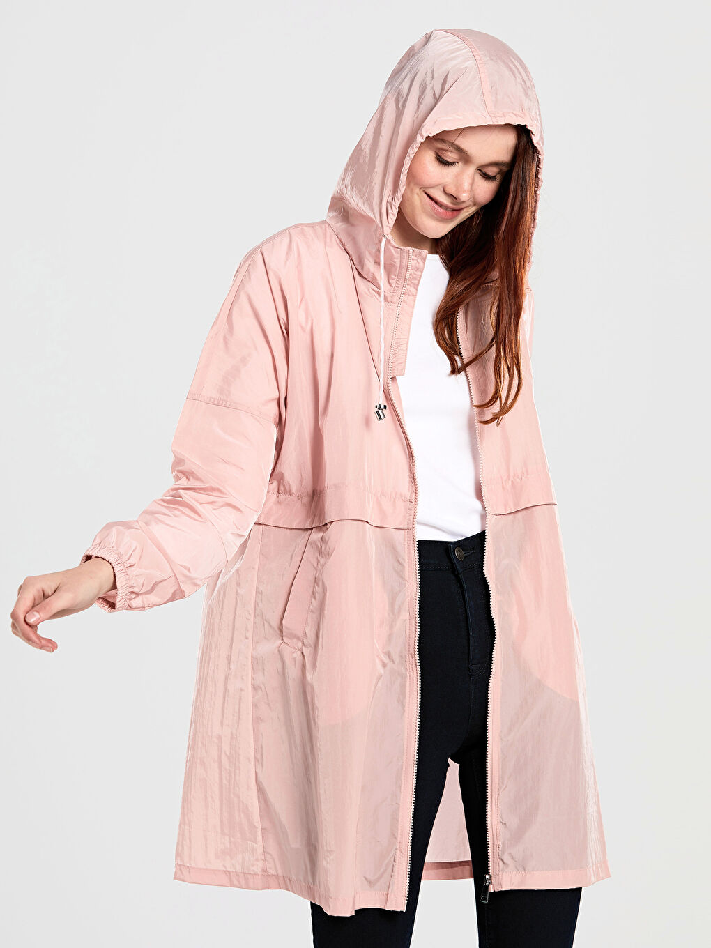 Woman PINK Raincoat