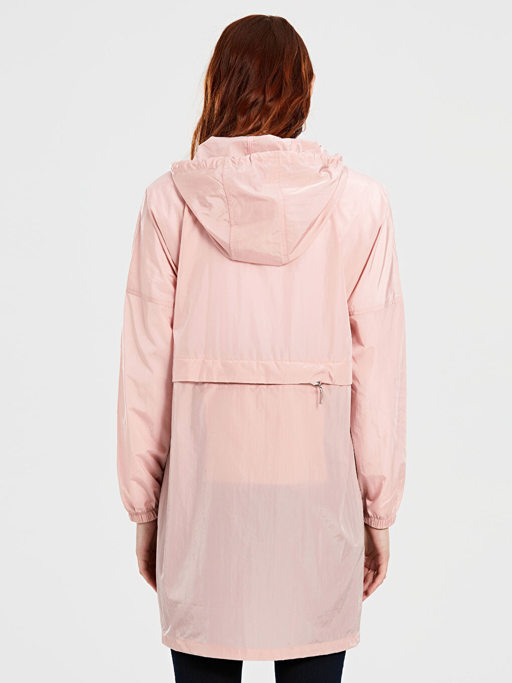 Woman PINK Raincoat-3