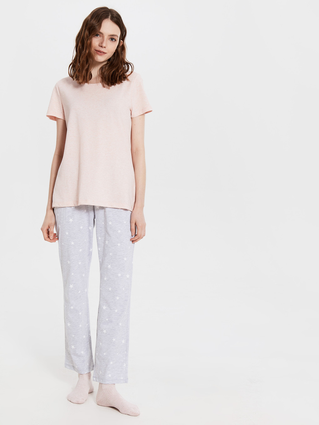 Woman Pink Pyjama Set