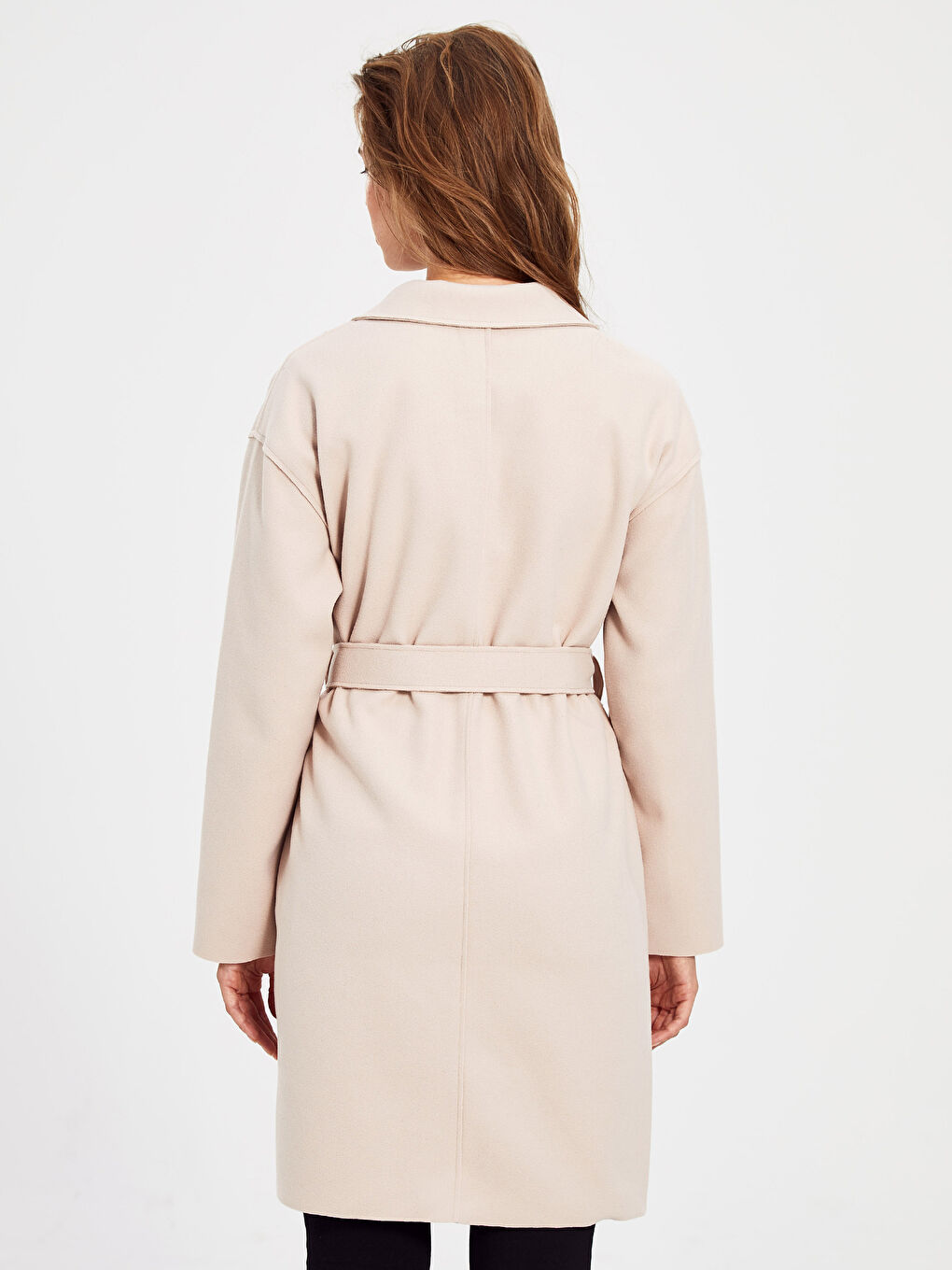 Woman BEIGE Coatigan-2