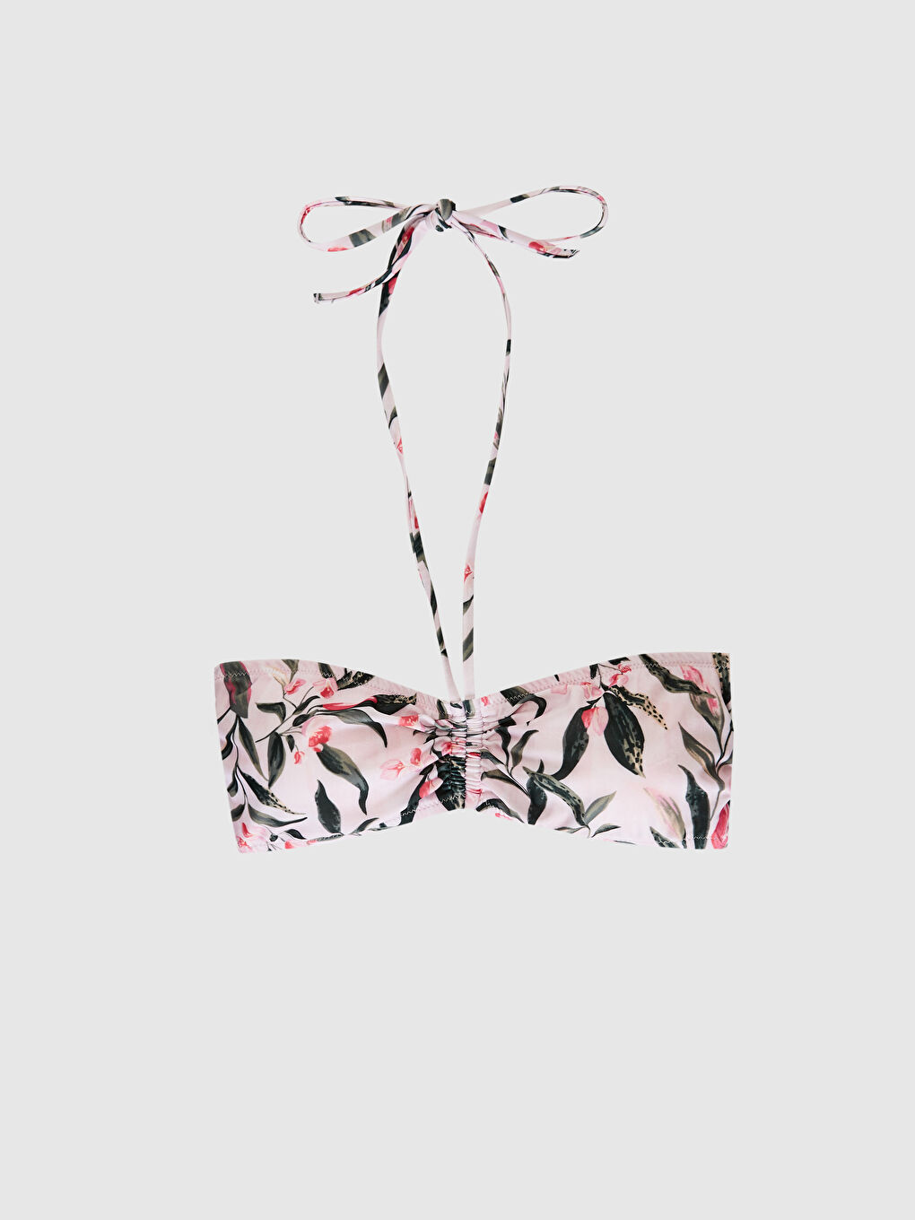 Flower Pattern Women Bikini Top