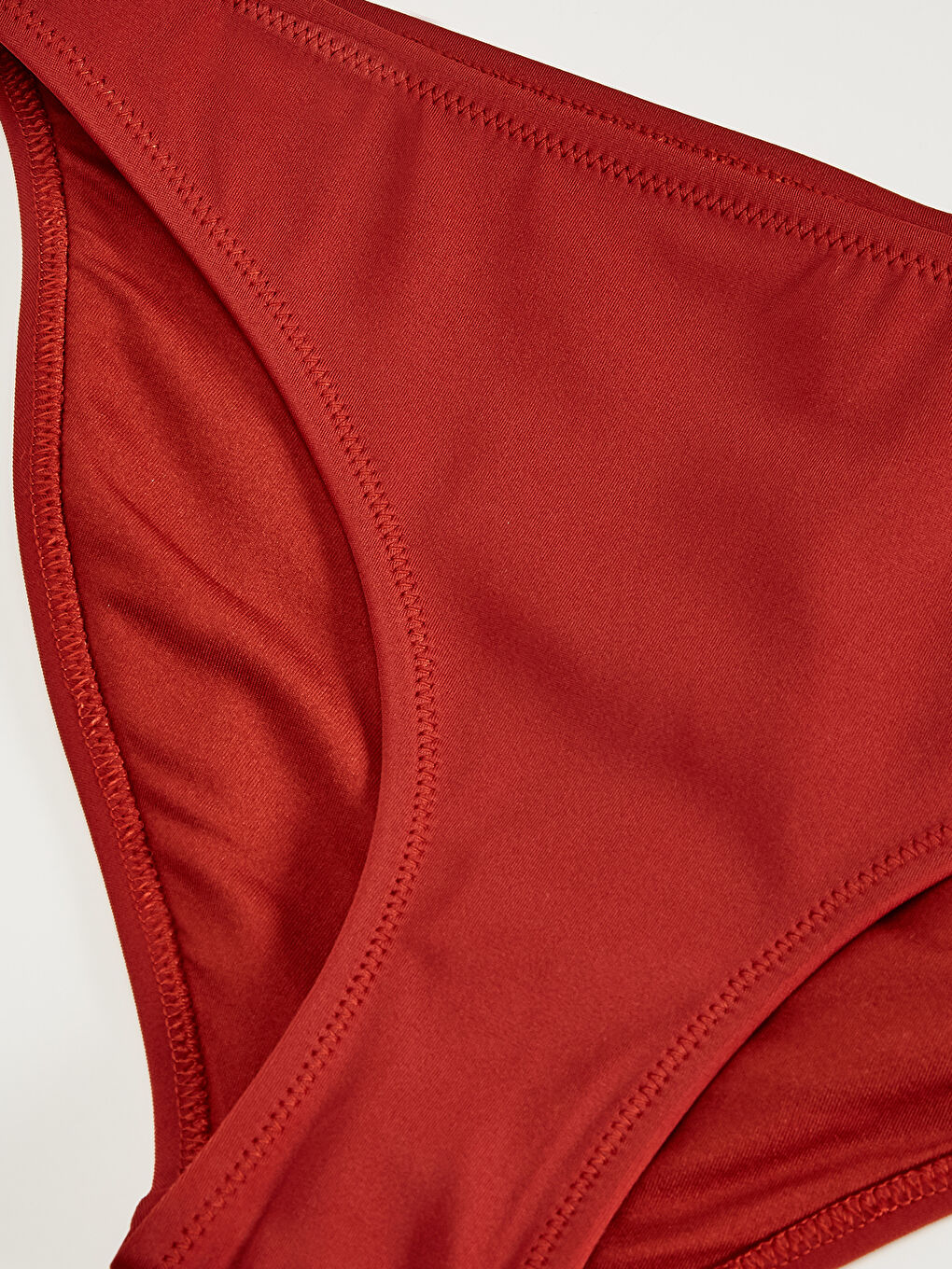 Turuncu Düz Raşel Kumaş Kadın Bikini Alt-2